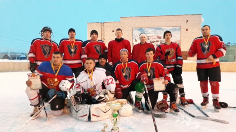 Лащ-Таябинская команда – чемпион Яльчикского района по хоккею 2019 года