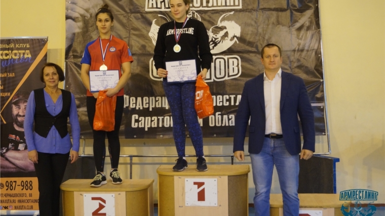 Анна Гаврилова – чемпионка Саратовской области по армрестлингу