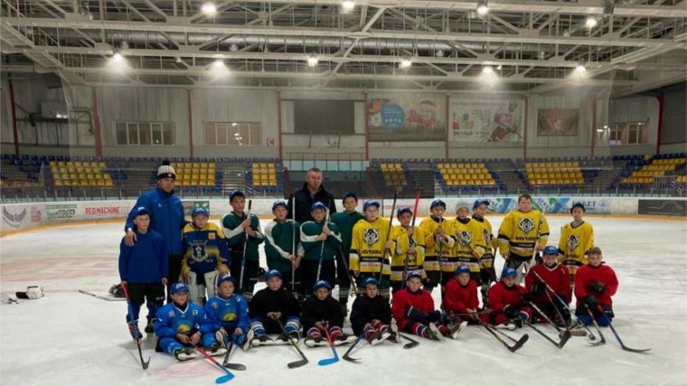 Тренировочные сборы юных хоккеистов в СШОР №4 г. Новочебоксарск