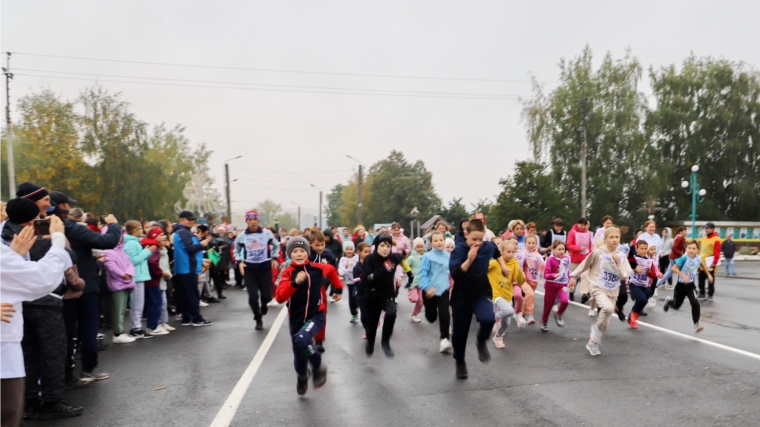 В Яльчикском районе состоялся Всероссийский день бега "Кросс нации-2022"