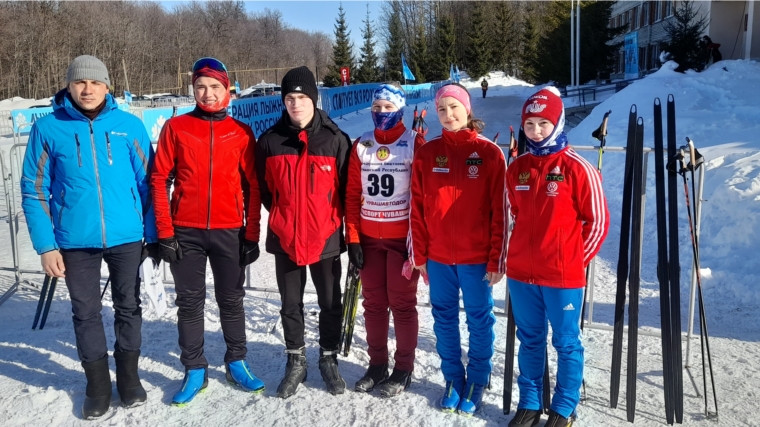 Яльчикские лыжники выступили на чемпионате и первенстве Чувашской Республики по лыжным гонкам