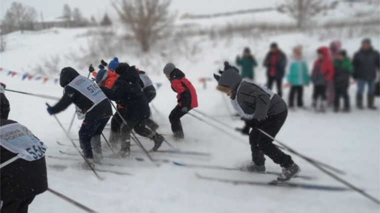 Спринтерские гонки на лыжах в рамках месячника зимних видов спорта